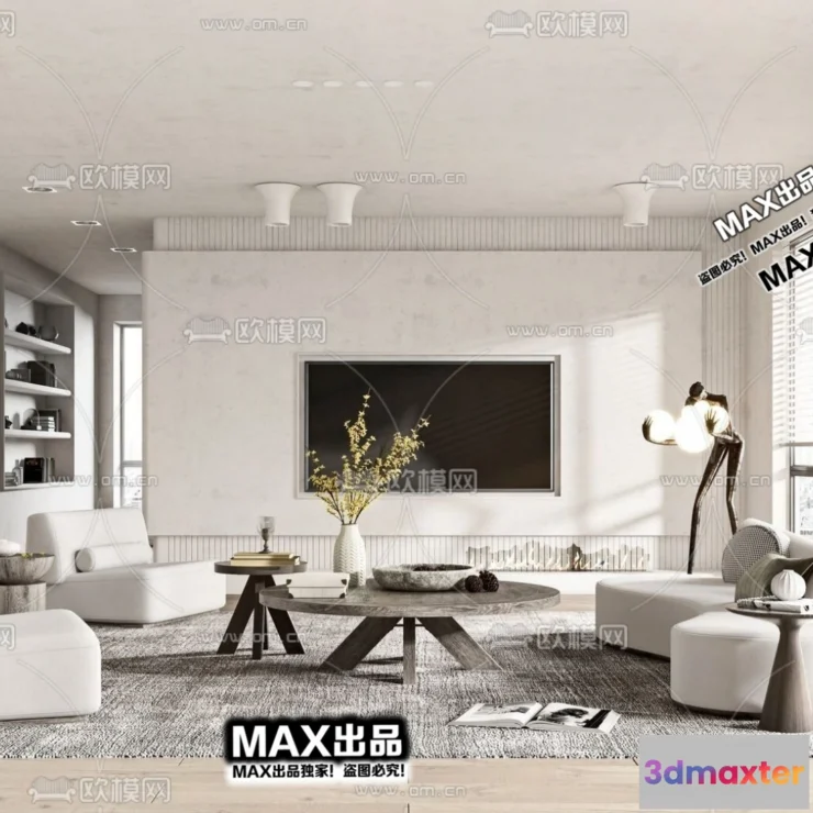 1246848 - 3D SCENES - WABI SABI STYLE - VRAY  CORONA - 3D MODEL - 4548