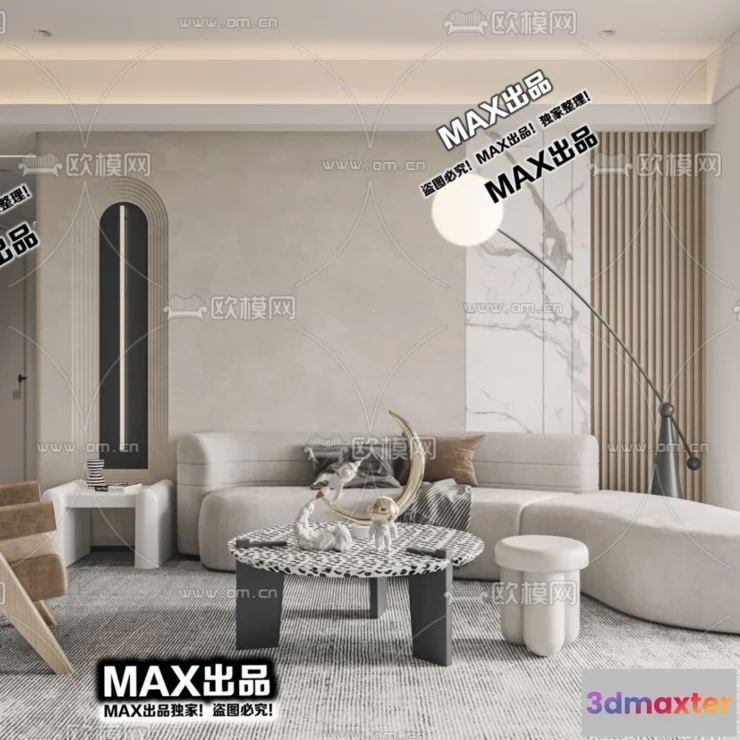 1246858 - 3D SCENES - WABI SABI STYLE - VRAY  CORONA - 3D MODEL - 4553