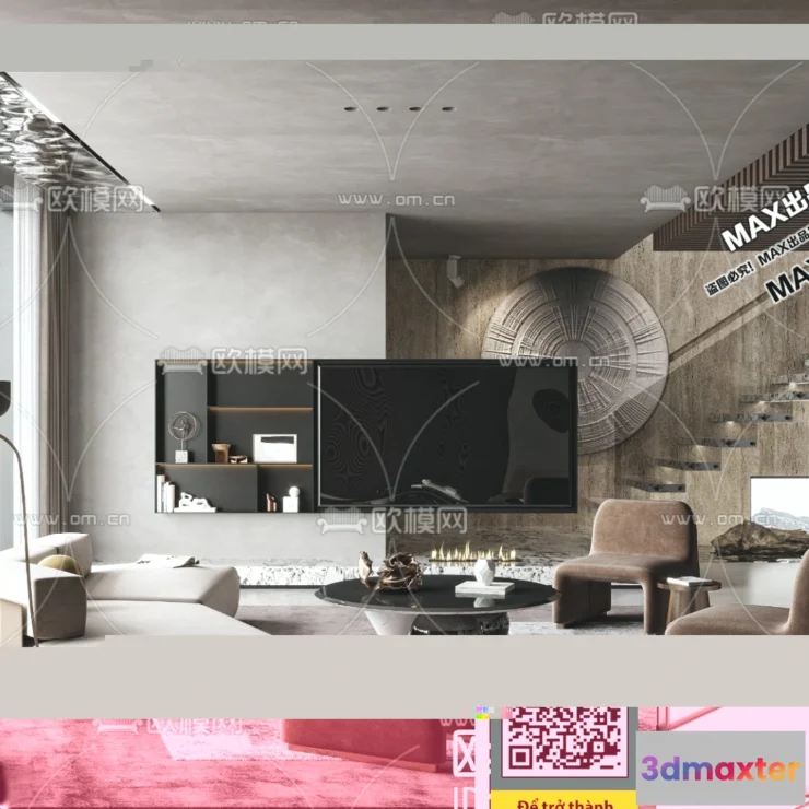 1246860 - 3D SCENES - WABI SABI STYLE - VRAY  CORONA - 3D MODEL - 4554