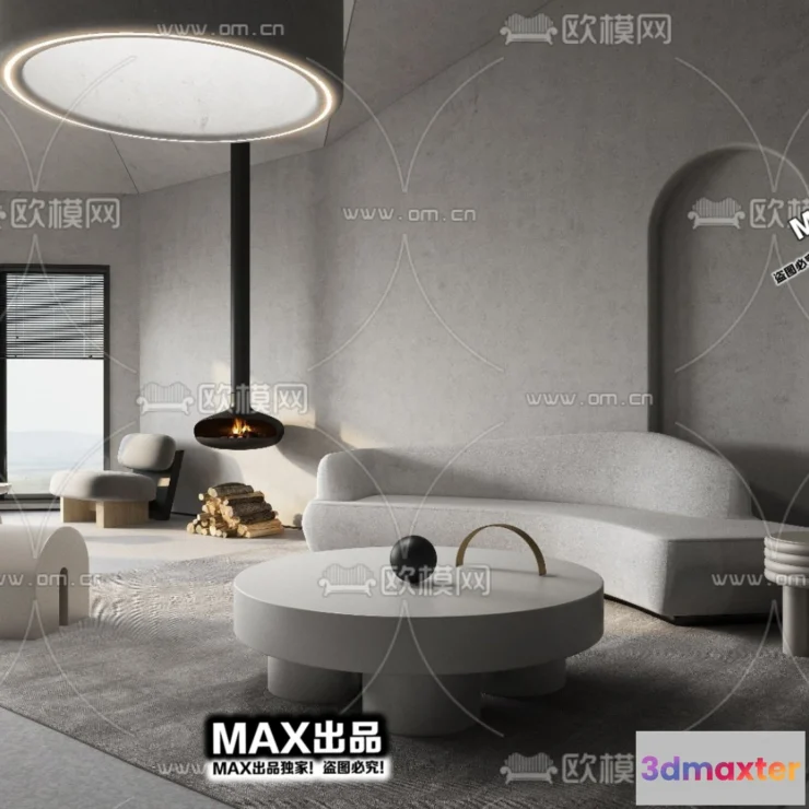 1246862 - 3D SCENES - WABI SABI STYLE - VRAY  CORONA - 3D MODEL - 4555