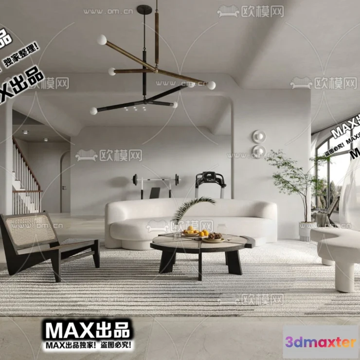 1246866 - 3D SCENES - WABI SABI STYLE - VRAY  CORONA - 3D MODEL - 4557