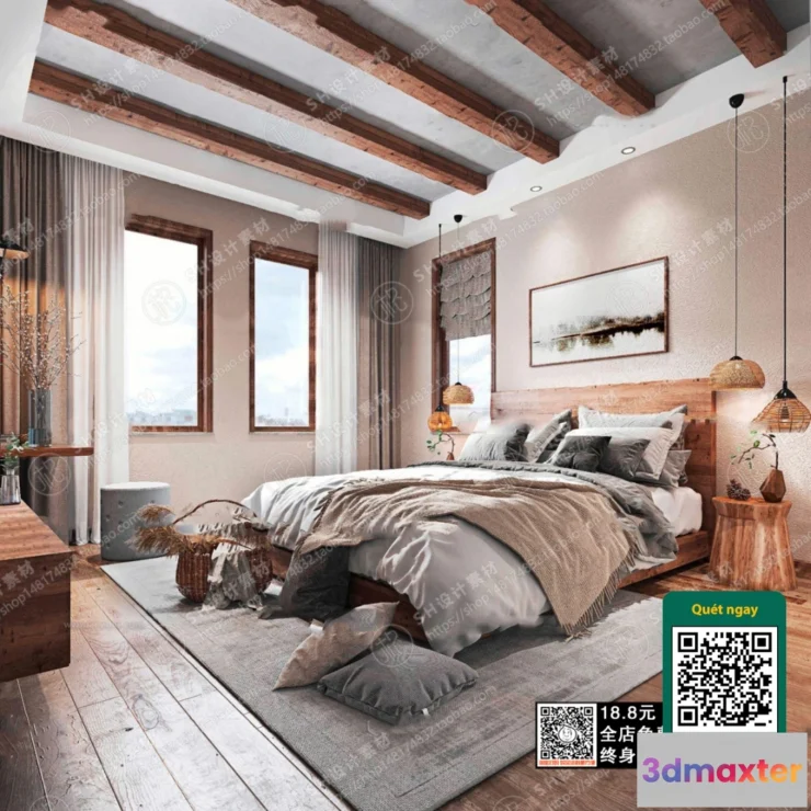 1249578 - 3D SCENES - WABI SABI STYLE - VRAY  CORONA - 3D MODEL - 5913