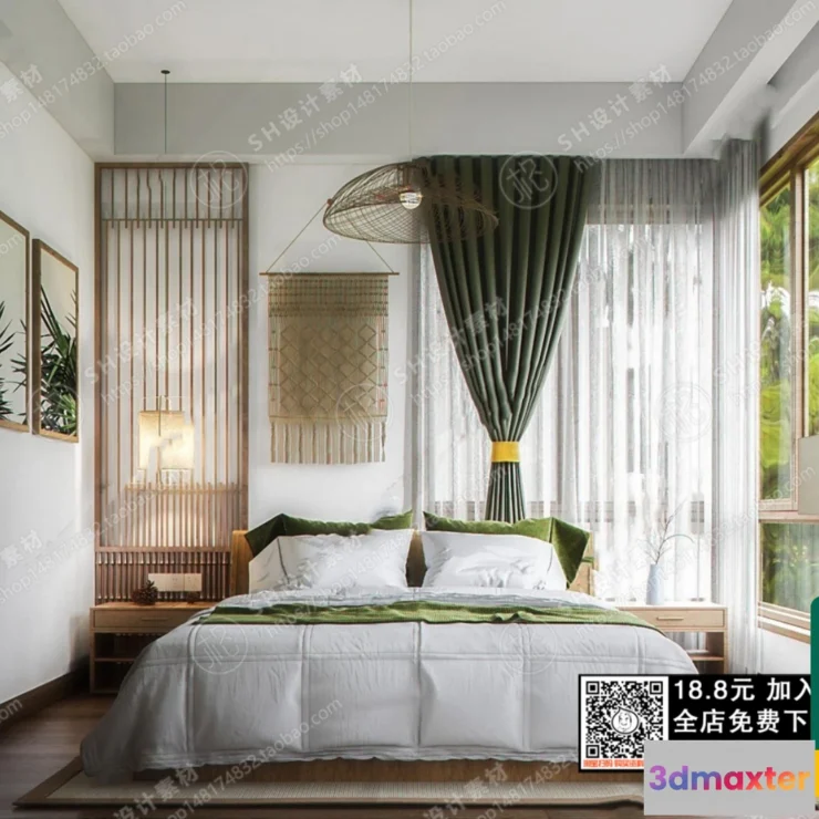 1249588 - 3D SCENES - WABI SABI STYLE - VRAY  CORONA - 3D MODEL - 5918