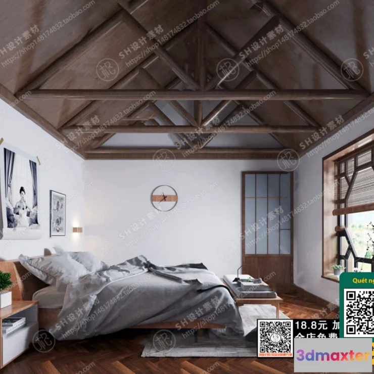 1249596 - 3D SCENES - WABI SABI STYLE - VRAY  CORONA - 3D MODEL - 5922