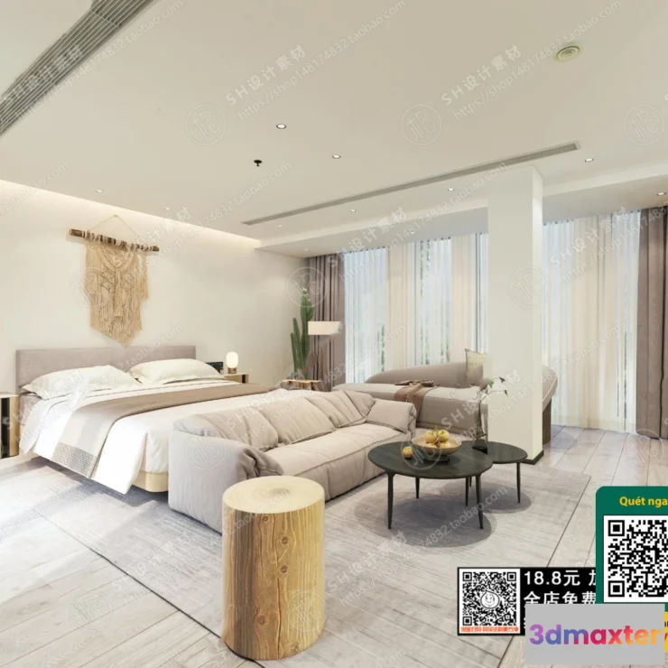 1249598 - 3D SCENES - WABI SABI STYLE - VRAY  CORONA - 3D MODEL - 5923