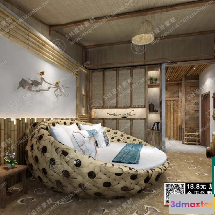 1249610 - 3D SCENES - WABI SABI STYLE - VRAY  CORONA - 3D MODEL - 5929