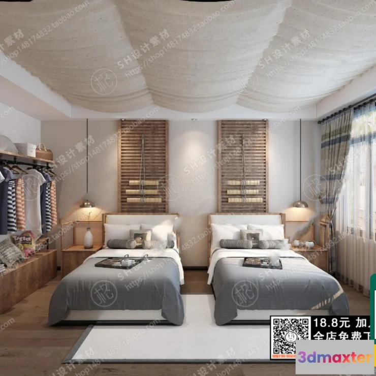 1249614 - 3D SCENES - WABI SABI STYLE - VRAY  CORONA - 3D MODEL - 5931