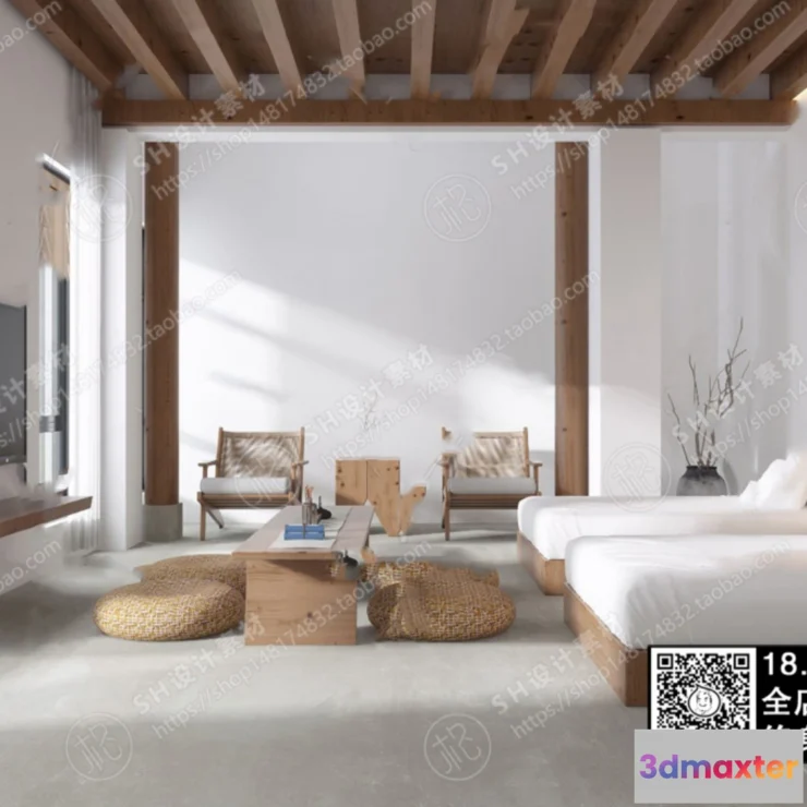 1249616 - 3D SCENES - WABI SABI STYLE - VRAY  CORONA - 3D MODEL - 5932