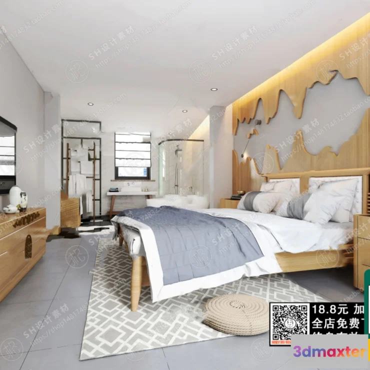 1249622 - 3D SCENES - WABI SABI STYLE - VRAY  CORONA - 3D MODEL - 5935