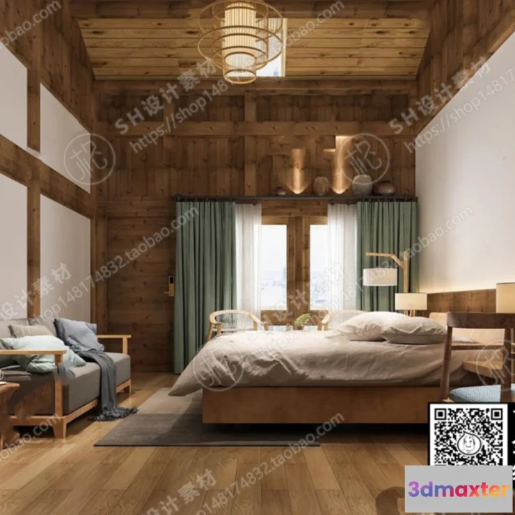1249628 - 3D SCENES - WABI SABI STYLE - VRAY  CORONA - 3D MODEL - 5938
