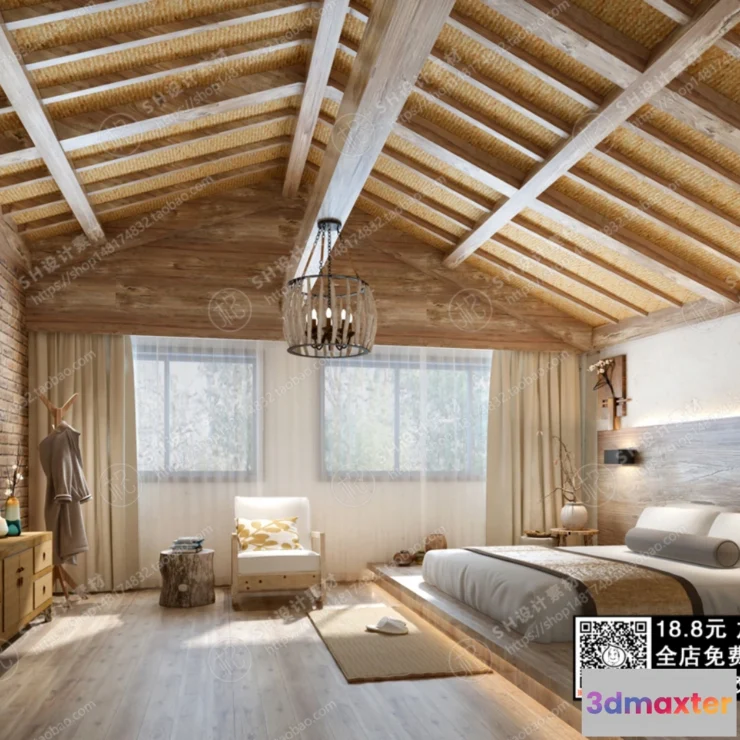 1249630 - 3D SCENES - WABI SABI STYLE - VRAY  CORONA - 3D MODEL - 5939