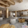 1249646 - 3D SCENES - WABI SABI STYLE - VRAY  CORONA - 3D MODEL - 5947