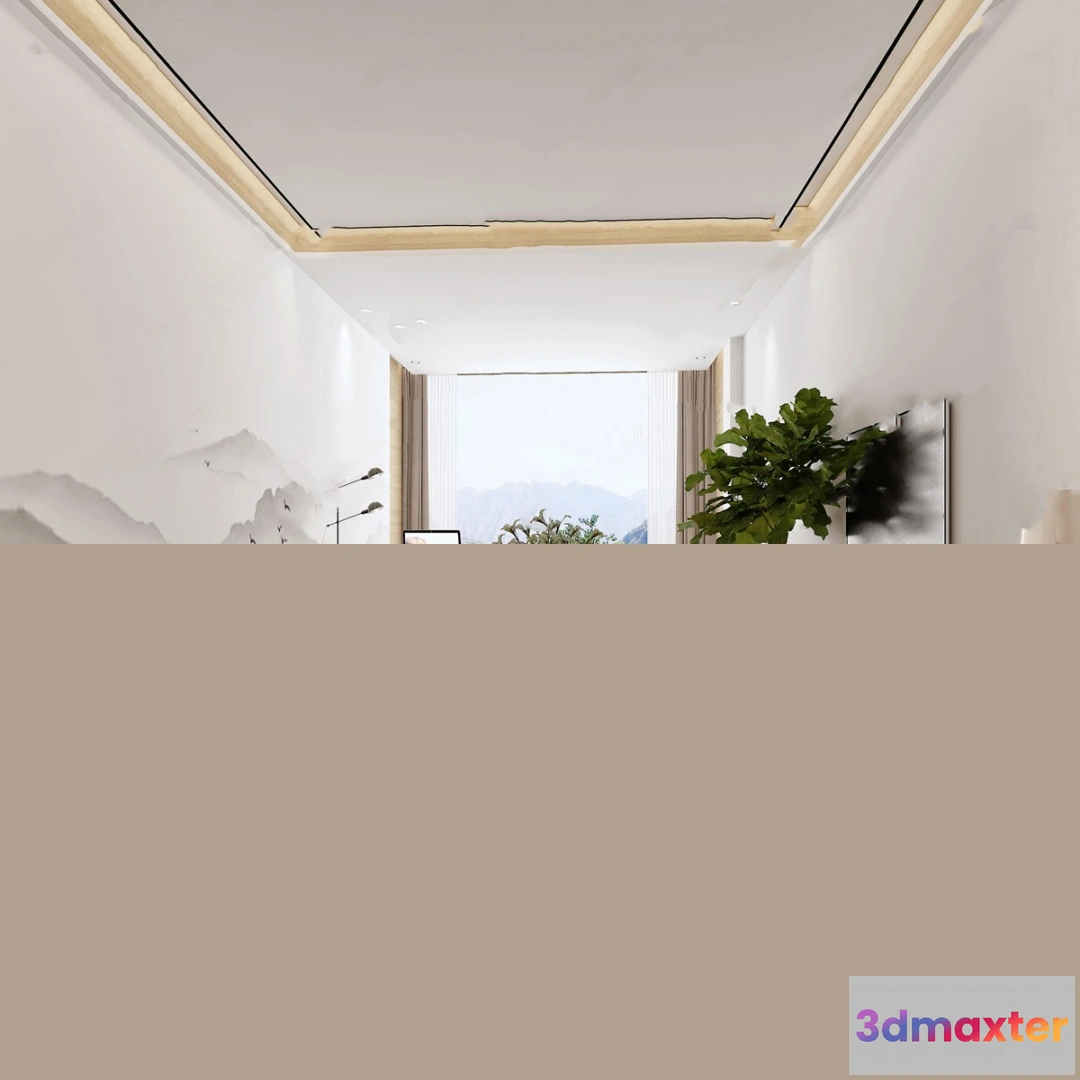 1249666 - 3D SCENES - WABI SABI STYLE - VRAY  CORONA - 3D MODEL - 5957