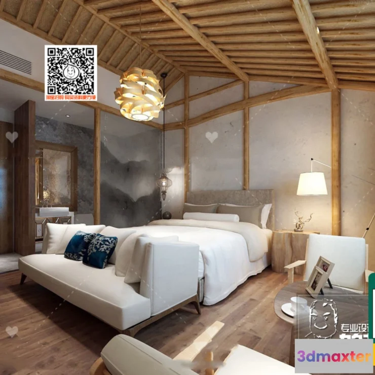 1249676 - 3D SCENES - WABI SABI STYLE - VRAY  CORONA - 3D MODEL - 5962