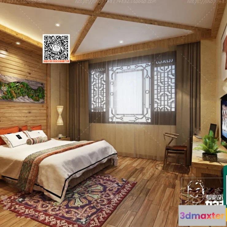 1249682 - 3D SCENES - WABI SABI STYLE - VRAY  CORONA - 3D MODEL - 5965