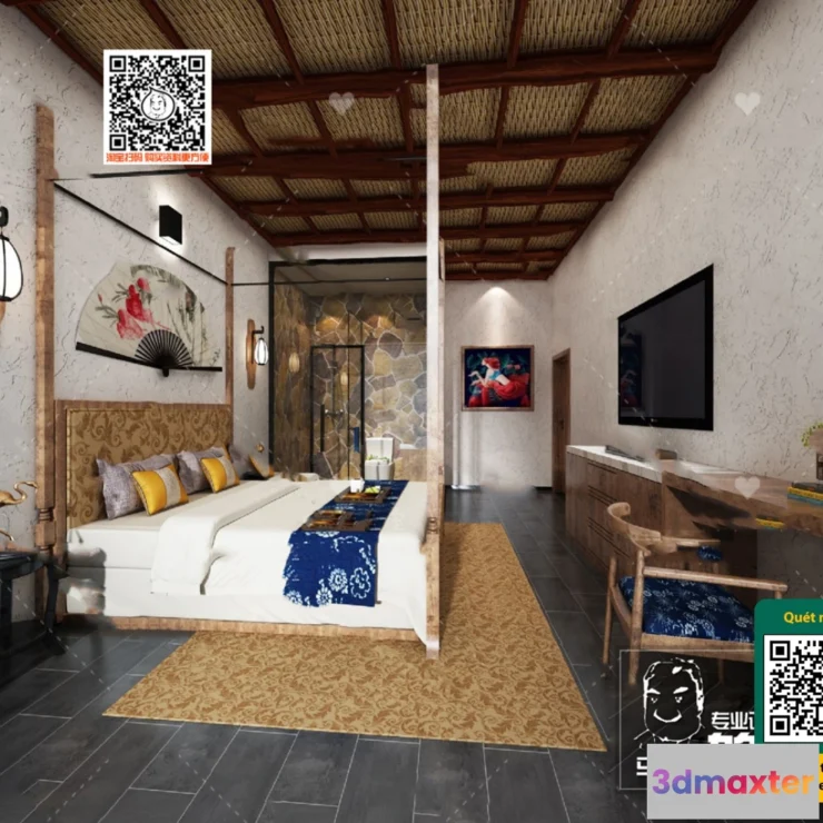 1249686 - 3D SCENES - WABI SABI STYLE - VRAY  CORONA - 3D MODEL - 5967