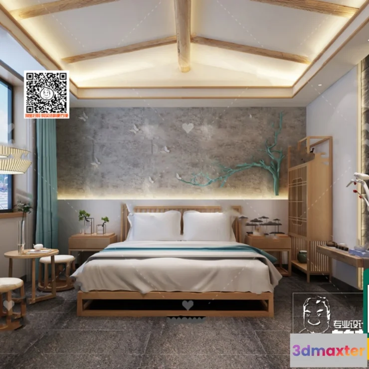 1249688 - 3D SCENES - WABI SABI STYLE - VRAY  CORONA - 3D MODEL - 5968