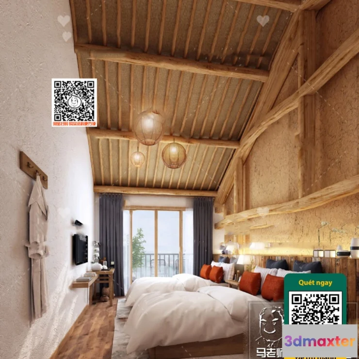 1249698 - 3D SCENES - WABI SABI STYLE - VRAY  CORONA - 3D MODEL - 5973