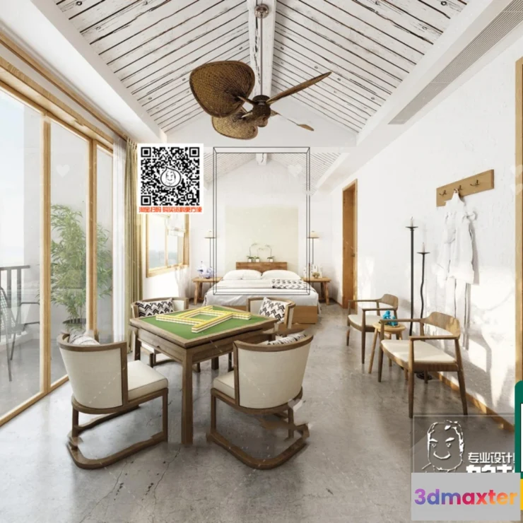 1249708 - 3D SCENES - WABI SABI STYLE - VRAY  CORONA - 3D MODEL - 5978