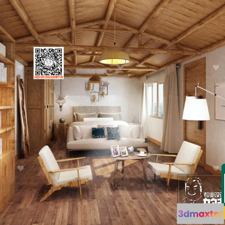 1249720 - 3D SCENES - WABI SABI STYLE - VRAY  CORONA - 3D MODEL - 5984