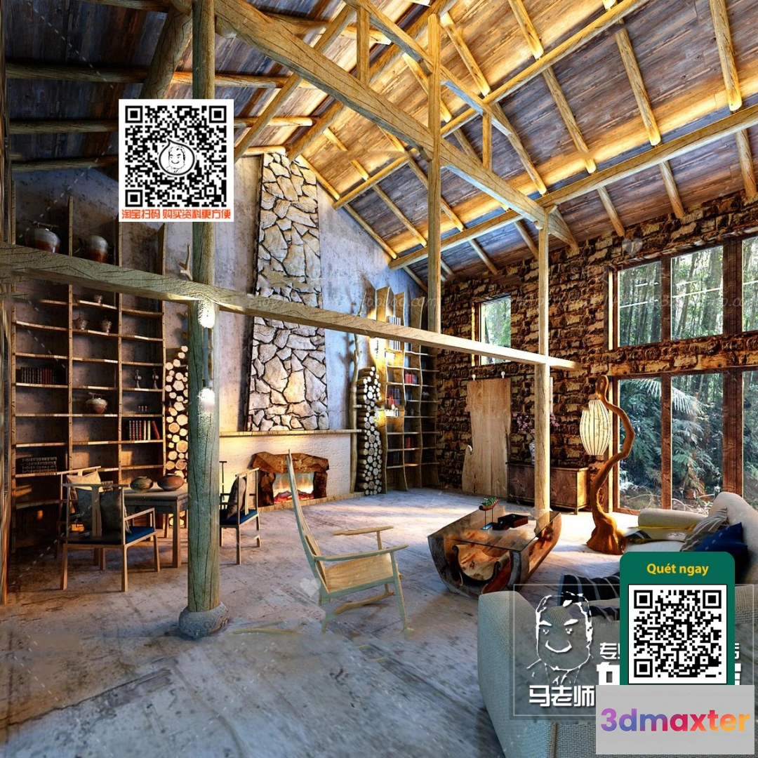 1249752 - 3D SCENES - WABI SABI STYLE - VRAY  CORONA - 3D MODEL - 6000