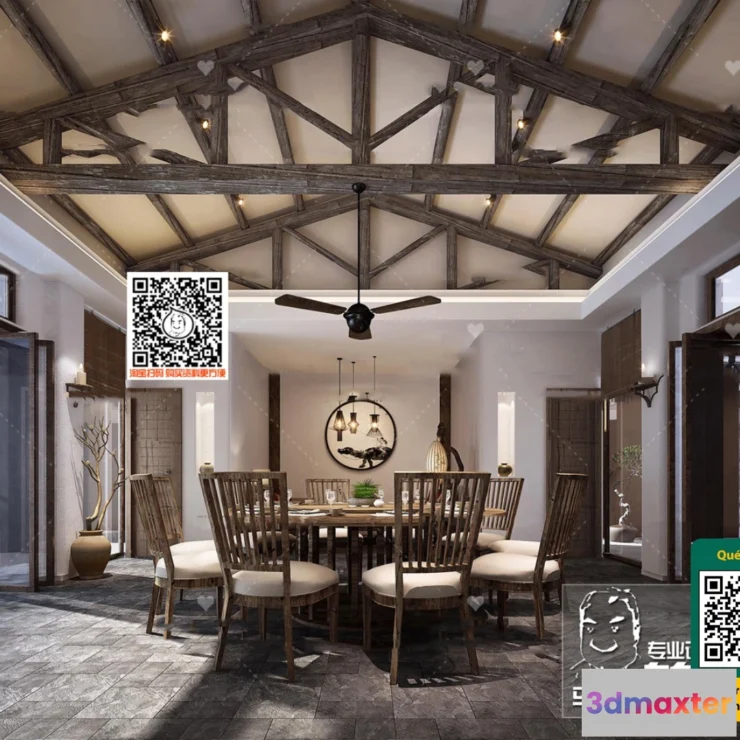 1249764 - 3D SCENES - WABI SABI STYLE - VRAY  CORONA - 3D MODEL - 6006