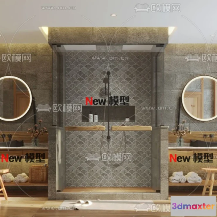 1249802 - 3D SCENES - WABI SABI STYLE - VRAY  CORONA - 3D MODEL - 6025