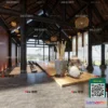 1249804 - 3D SCENES - WABI SABI STYLE - VRAY  CORONA - 3D MODEL - 6026