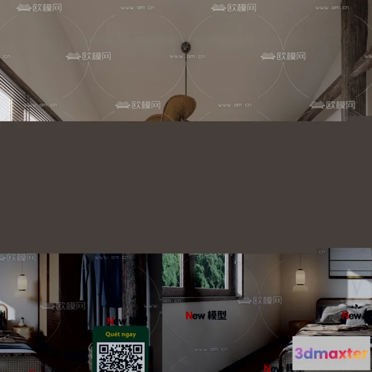 1249832 - 3D SCENES - WABI SABI STYLE - VRAY  CORONA - 3D MODEL - 6040