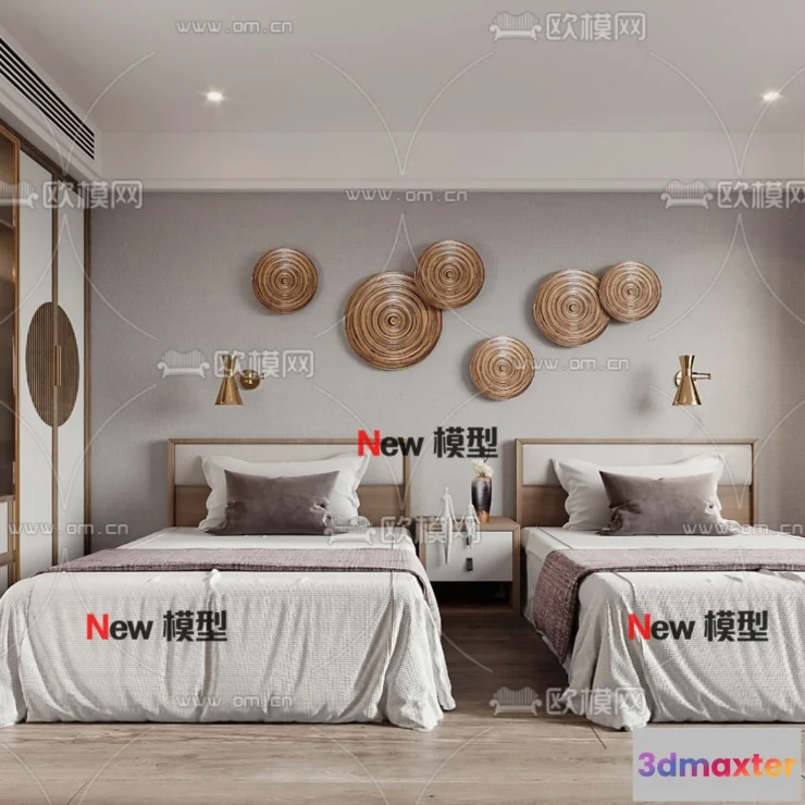 1249834 - 3D SCENES - WABI SABI STYLE - VRAY  CORONA - 3D MODEL - 6041
