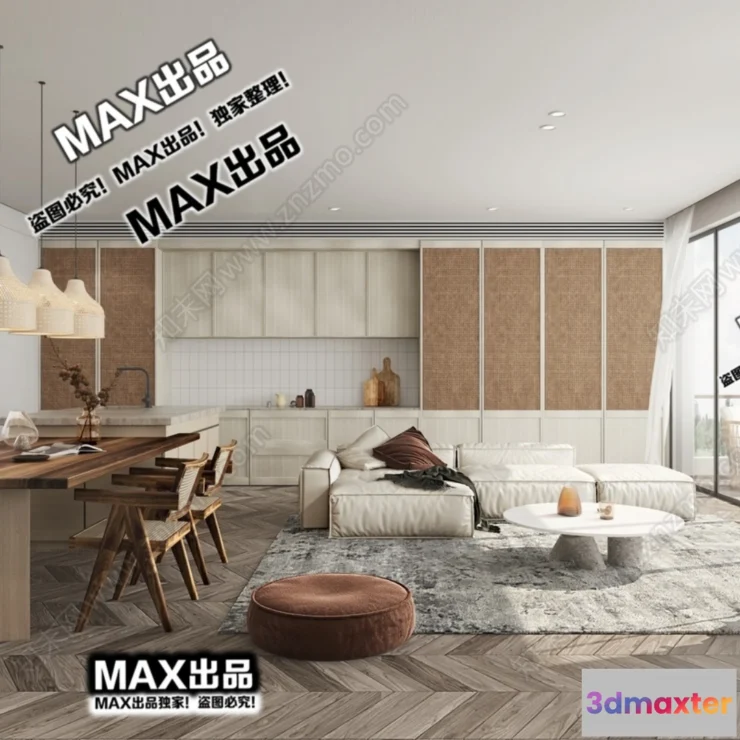 1249844 - 3D SCENES - WABI SABI STYLE - VRAY  CORONA - 3D MODEL - 6046