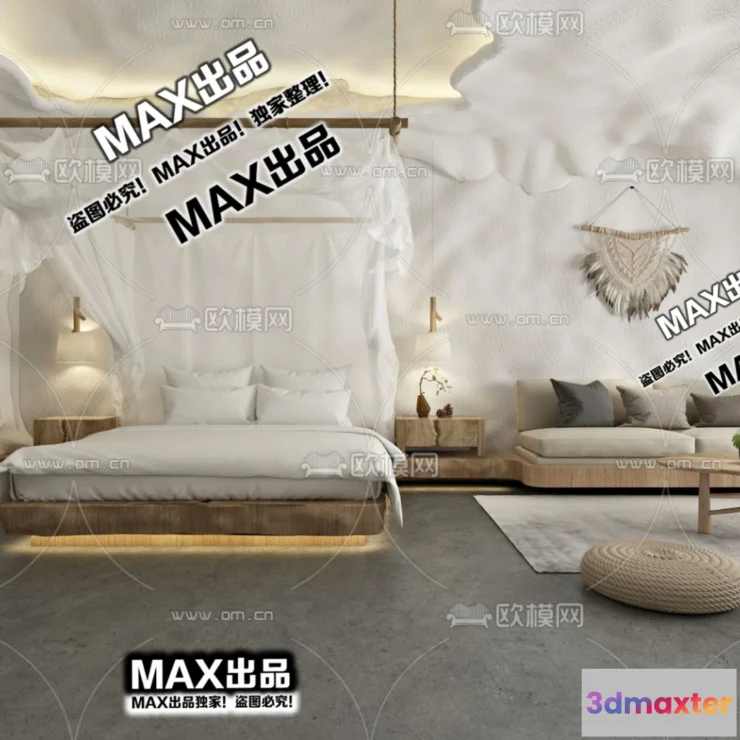 1249854 - 3D SCENES - WABI SABI STYLE - VRAY  CORONA - 3D MODEL - 6051