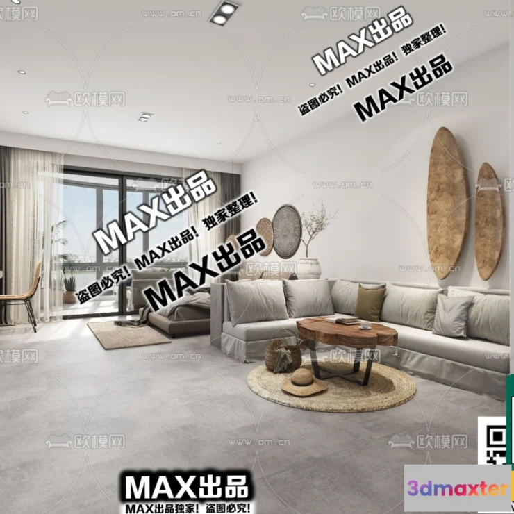 1249872 - 3D SCENES - WABI SABI STYLE - VRAY  CORONA - 3D MODEL - 6060