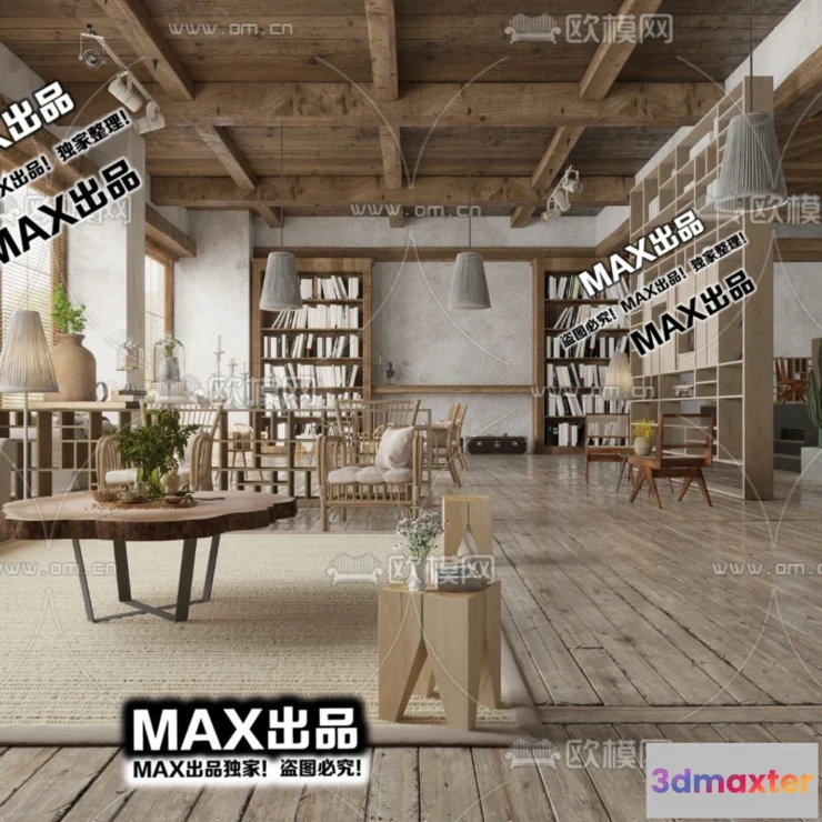 1249880 - 3D SCENES - WABI SABI STYLE - VRAY  CORONA - 3D MODEL - 6064