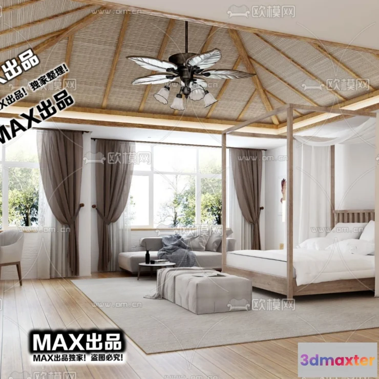 1249892 - 3D SCENES - WABI SABI STYLE - VRAY  CORONA - 3D MODEL - 6070