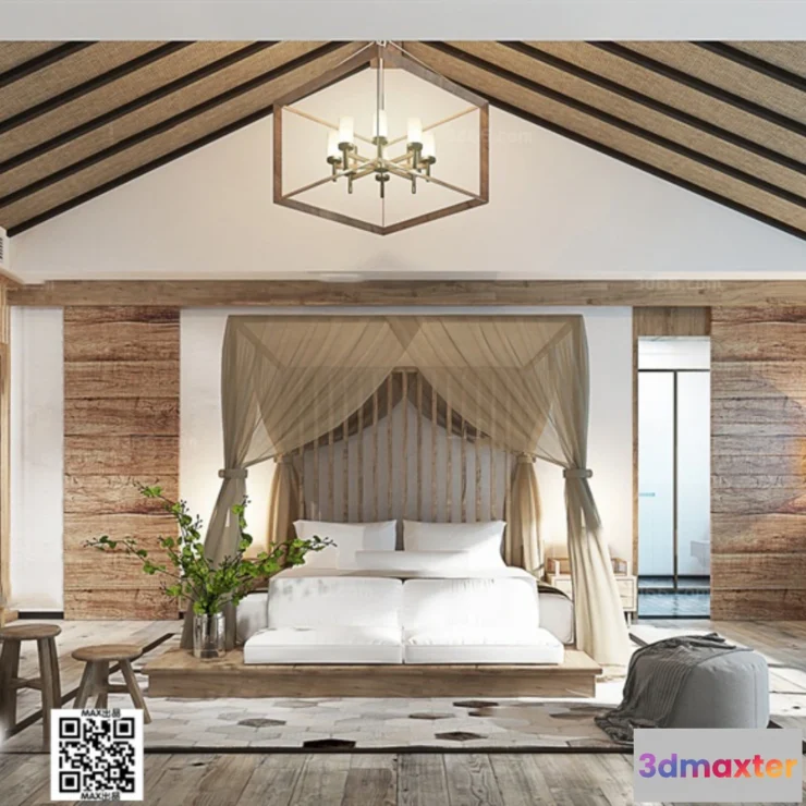 1249962 - 3D SCENES - WABI SABI STYLE - VRAY  CORONA - 3D MODEL - 6105