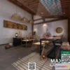 1249980 - 3D SCENES - WABI SABI STYLE - VRAY  CORONA - 3D MODEL - 6114
