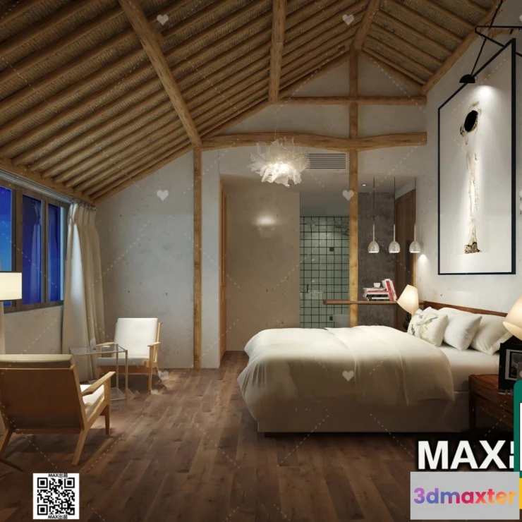 1249996 - 3D SCENES - WABI SABI STYLE - VRAY  CORONA - 3D MODEL - 6122