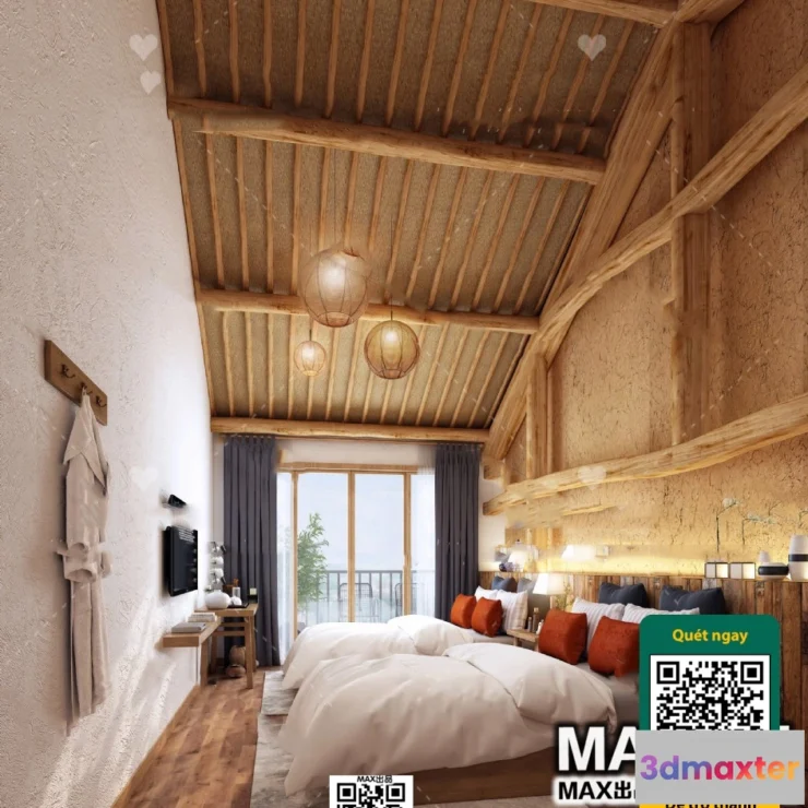 1250020 - 3D SCENES - WABI SABI STYLE - VRAY  CORONA - 3D MODEL - 6134