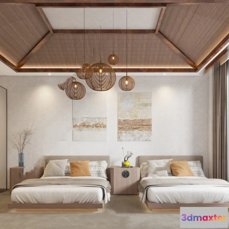 1250092 - 3D SCENES - WABI SABI STYLE - VRAY  CORONA - 3D MODEL - 6170