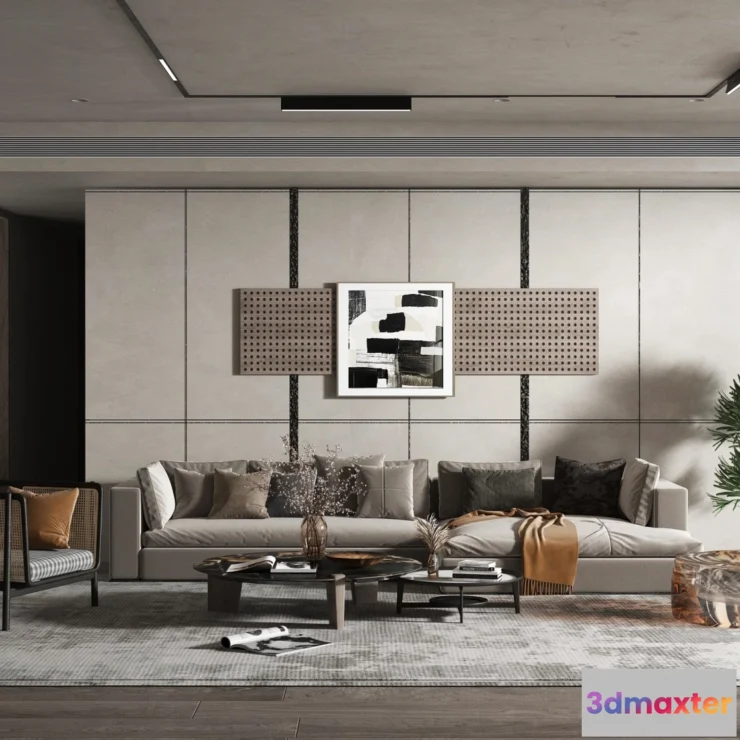 1250148 - 3D SCENES - WABI SABI STYLE - VRAY  CORONA - 3D MODEL - 6198