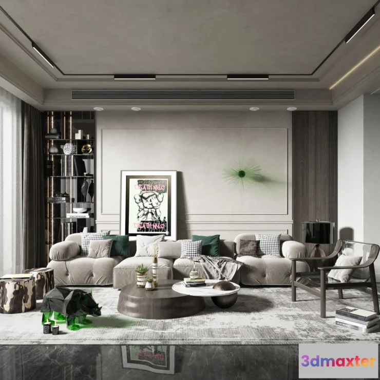 1250156 - 3D SCENES - WABI SABI STYLE - VRAY  CORONA - 3D MODEL - 6202