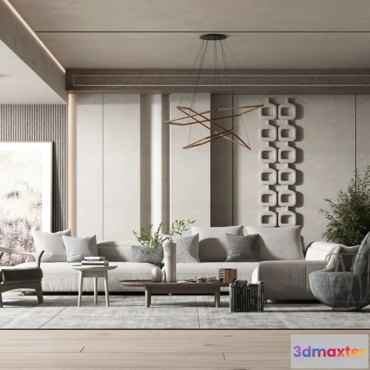 1250158 - 3D SCENES - WABI SABI STYLE - VRAY CORONA - 3D MODEL - 6203