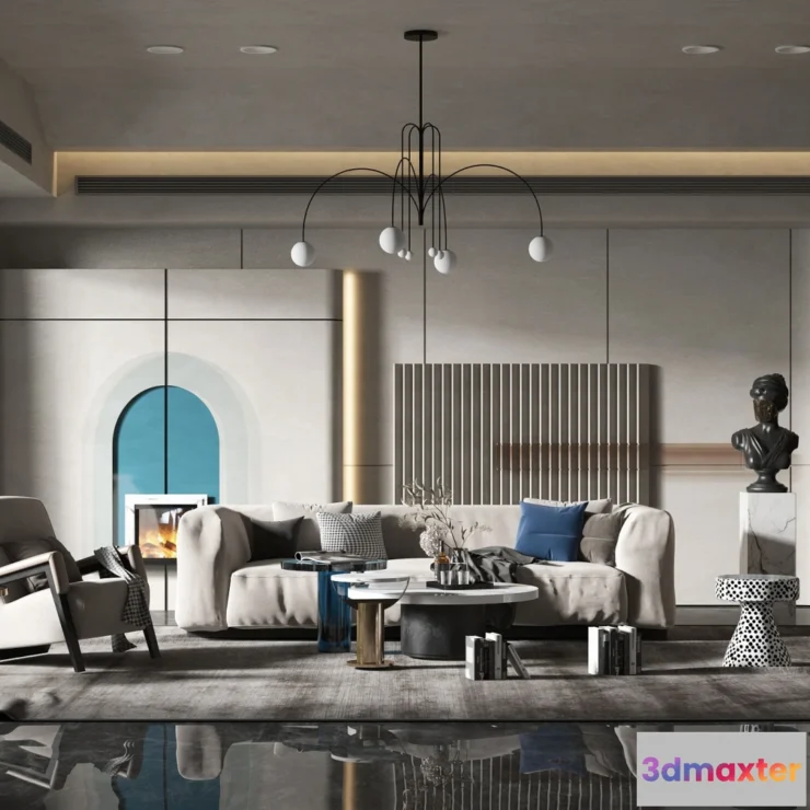 1250166 - 3D SCENES - WABI SABI STYLE - VRAY  CORONA - 3D MODEL - 6207