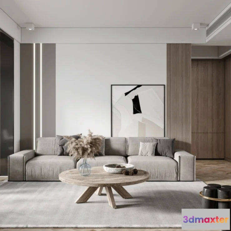 1250168 - 3D SCENES - WABI SABI STYLE - VRAY  CORONA - 3D MODEL - 6208