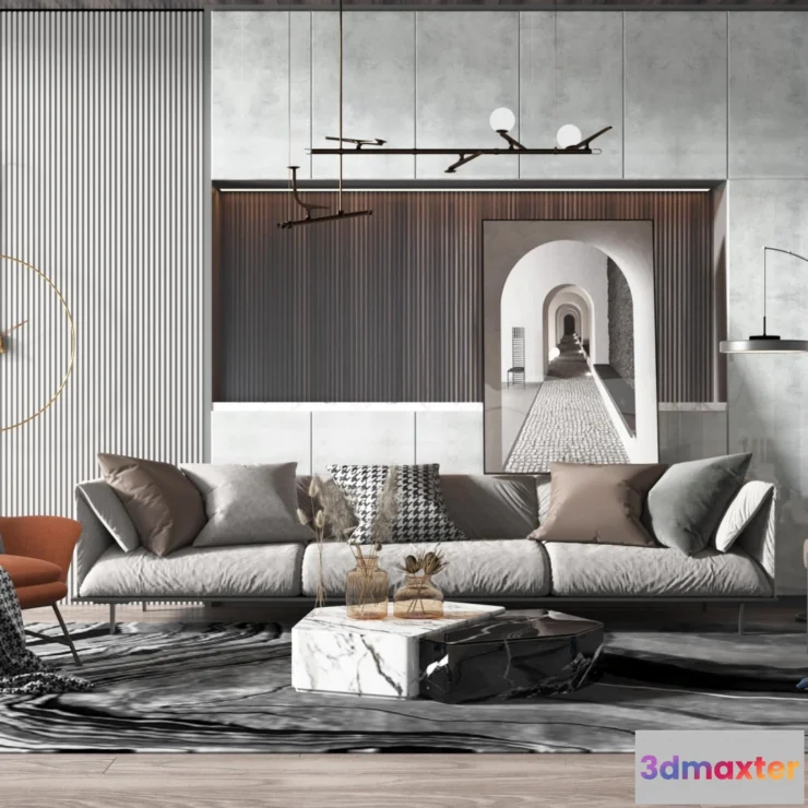 1250176 - 3D SCENES - WABI SABI STYLE - VRAY  CORONA - 3D MODEL - 6212