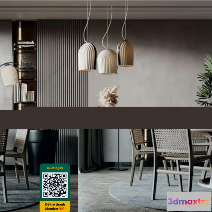 1250192 - 3D SCENES - WABI SABI STYLE - VRAY  CORONA - 3D MODEL - 6220