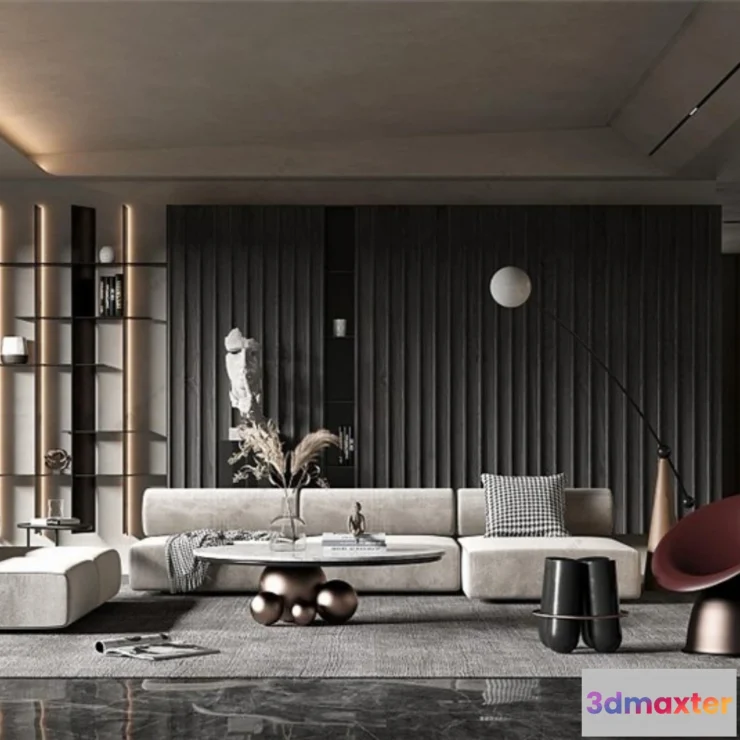 1250214 - 3D SCENES - WABI SABI STYLE - VRAY  CORONA - 3D MODEL - 6231