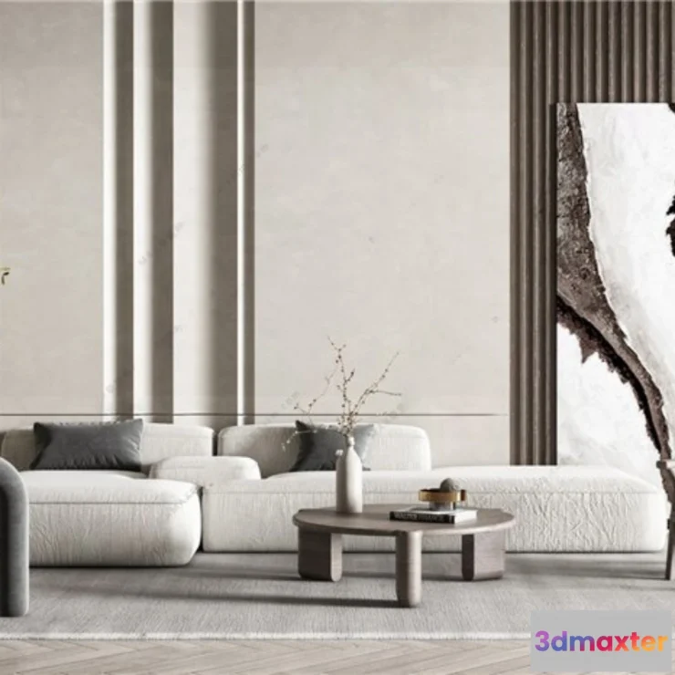 1250226 - 3D SCENES - WABI SABI STYLE - VRAY  CORONA - 3D MODEL - 6237