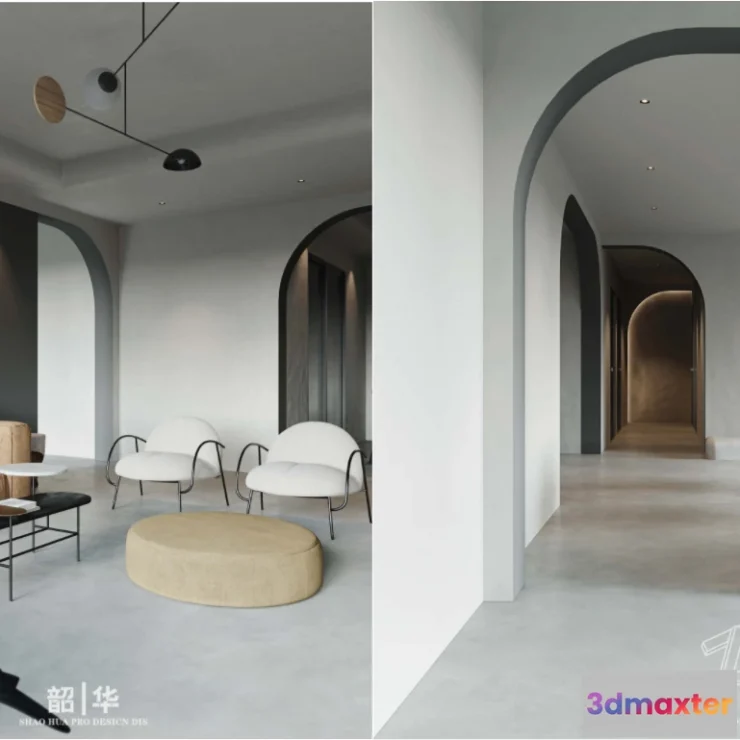 1250262 - 3D SCENES - WABI SABI STYLE - VRAY  CORONA - 3D MODEL - 6255